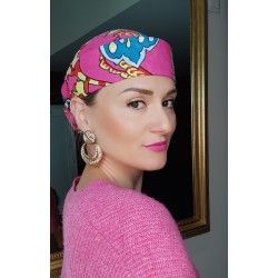 Foulard Carré ROSE multicolore